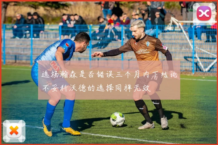 选杨瀚森是否错误三个月内下结论不妥科沃德的选择同样无效
