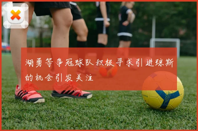 湖勇等争冠球队积极寻求引进琼斯的机会引发关注